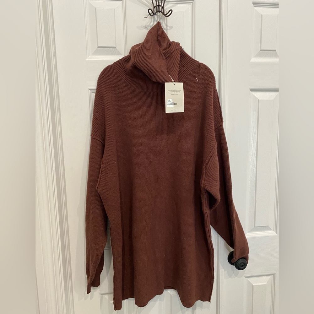 New! Bohme oversized brown turtle neck sweater